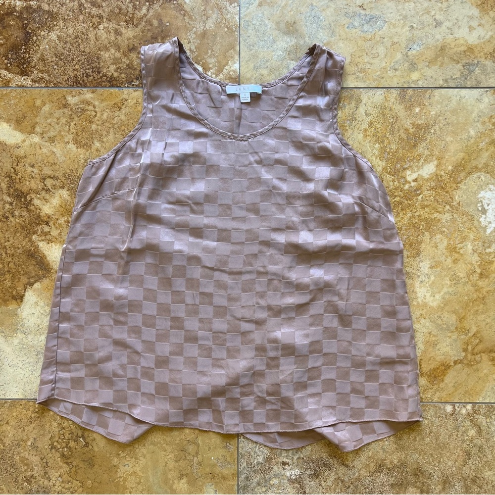 Women's Lunya Checkered Tan Top